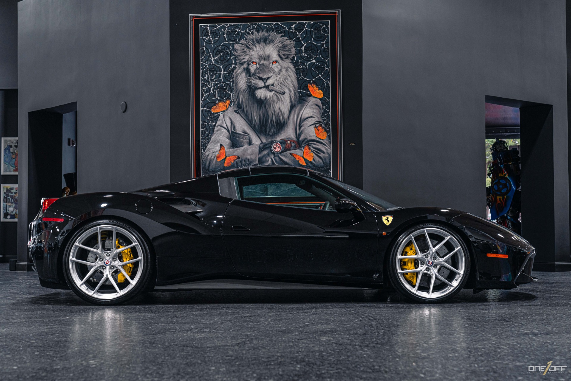 値下げ フェラーリ 488 spider ブラック　ブルーステッチ バッグ 限定 フェラーリ 488スパイダー 入庫しました☆ | ロックボデー